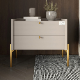 Тумба приліжкова Lion Wood 50x40x44 см Кашемір (LION-041355)