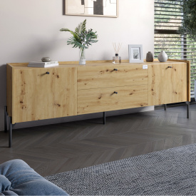 Тумба Lion Wood 180x40x50 см Дуб Артизан (LION-043127)