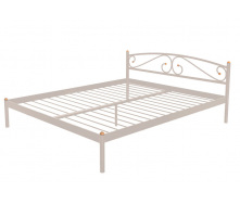 Кровать двуспальная металлическая Метакам VERONA-1 200X180 Бежевый