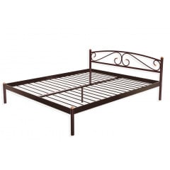 Кровать двуспальная металлическая Метакам VERONA-1 200X180 коричневый Київ