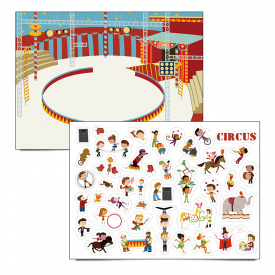 Багаторазові наклейки MiDeer Веселе Життя (MD1014)