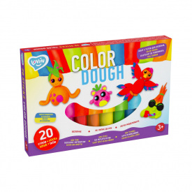 Набір для ліплення з тістом Color Dough TM Lovin 41204 20 стиків