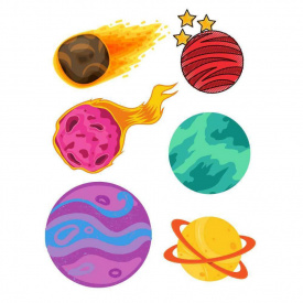 Тимчасове татуювання Планети Ink-Ok 74569391 формат А6