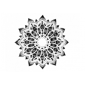 Тимчасове перекладне тату Дот Мандала ArleySign 82x82 мм