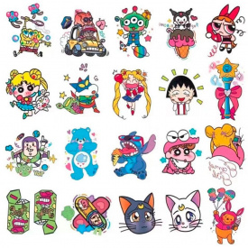Наклейки-татуювання Аніме v5 20 шт (19664) GameStyle