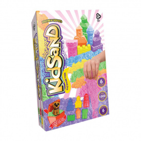 Кінетичний пісок "KidSand" Danko Toys KS-04-10U-15U коробка 1000 гр Вид 4