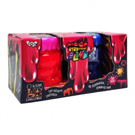 В'язка маса Mega Stretch Slime Danko Toys SLM-11-02U 2 банки Вид 4