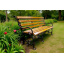 Лавка садова кована Tobi Sho Дольче з підлокітниками для дачі, тераси 200 см колір дуб Жмеринка