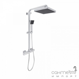 Душевая стойка со смесителем-термостатом Q-tap Sloup QTSL57103KNC хром