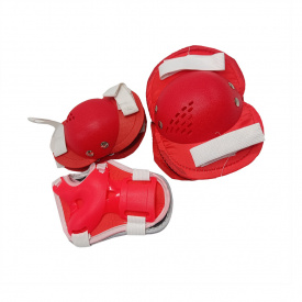 Комплект захисний дитячий Bambi MS 0032-2(Red) наколінники, налокітники, зап'ястя М