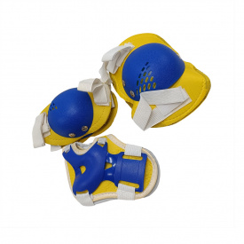 Комплект захисний дитячий Bambi MS 0032-2(Yellow) М наколінники, налокітники, зап'ястя