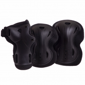 Комплект защиты Zelart SK-2376 S Черный