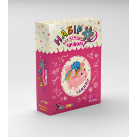 Набір для творчості Умняшка В'язання гачком "Свинка" ВК-012 BK-012