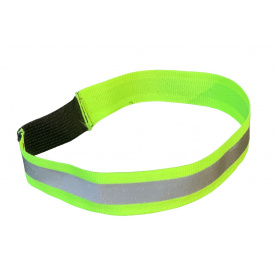 Повязка светоотражающая на резинке Tactic 4profi салатовая 2,0 см