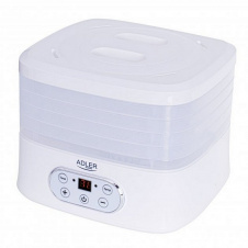 Электросушка для овощей фруктов грибов Adler AD 6658 White