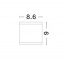 Точковий світильник Nova Luce Cerise 8.6x8.6x9 см Сірий (Nova9020022) Бровари