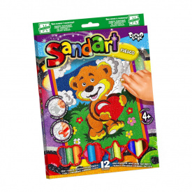 Набір для творчості "SandArt" Danko Toys SA-02-01…10 фреска з піску Ведмідь