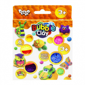 Набір креативної творчості "Bubble Clay" Danko Toys 8 кольорів укр BBC-04-01U