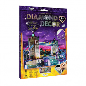 Набір креативної творчості Tower Bridge Danko Toys DD-01-03 "DIAMOND DECOR"