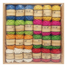 Набір ниток для творчості Bambi 006-CIT 10 м 24 мотка різнокольорові