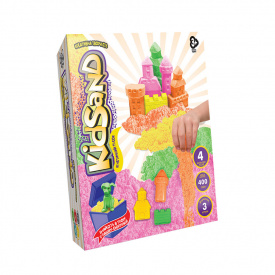 Набір креативної творчості "Кінетичний пісок "KidSand" Danko Toys KS-04-02U коробка 400 г