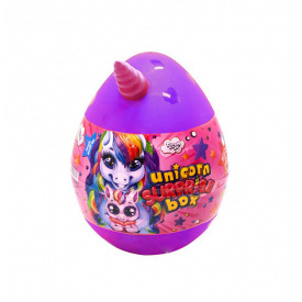 Набор креативного творчества "Unicorn Surprise Box" Danko Toys USB-01-01U укр Фиолетовый