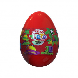 Набор креативного творчества "Тесто для лепки Master Do" Danko Toys ТМD-08-01U02U03U укр Красный