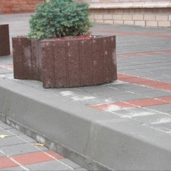 Бордюр дорожній Золотий Мандарин 1000х150х300 мм сірий Новомосковськ