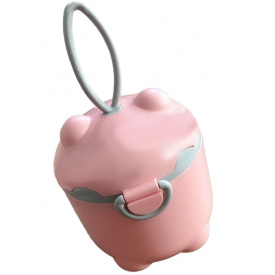 Портативный контейнер для сухого детского молока и закусок 2Life Розовый (vol-9904)