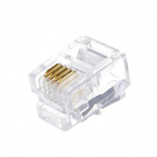 Коннектор обжимной RJ11