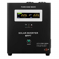 Солнечный инвертор ИБП LogicPower LPY-С-PSW-1500VA 1050Вт MPPT 24V (LP19541) Київ