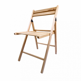 Стілець розкладний ЛОРА садовий бук натуральний