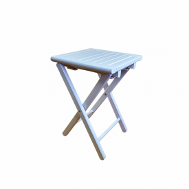 Табурет ЛОРА садовий розкладний бук білий