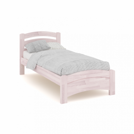 Ліжко Денвер бук білий айворі , 80х200, Лляна олія