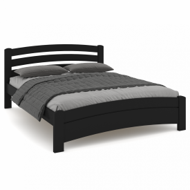 Ліжко Денвер бук чорний лак, 120х200