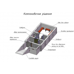 Заглиблене укриття на 10 осіб. Варта-3 Хмельницький