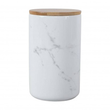 Банка керамічна Limited Edition Marble 900 мл біла 202С-007-А2