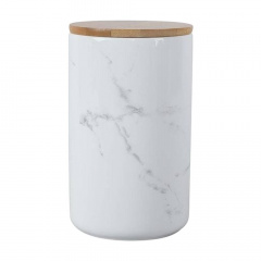 Банка керамічна Limited Edition Marble 900 мл біла 202С-007-А2 Київ