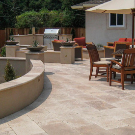 Плитка Травертін Крос Кат Хонед, не заповнений 30.5x61х3 для басейнів та доріжок