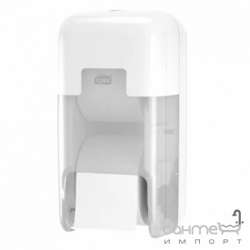 Подвесной диспенсер туалетной бумаги на два рулона Tork OptiServe 558041 белый