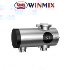 Електричний проточний водонагрівач Winmix Electra 770-E CHROME (з індикатором темп) на вилив 3,3 кВт, Хром