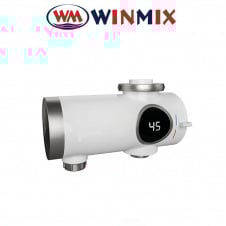 Електричний проточний водонагрівач Winmix Electra 770-E White (з індикатором темп) на вилив 3,3 кВт. Білий