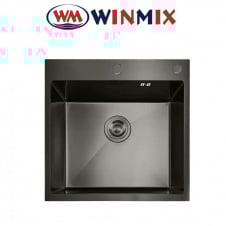 Кухонная мойка Winmix MH5050 Nano-Black из нержавеющей стали, Графит