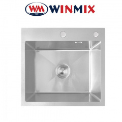 Кухонна мийка Winmix MH5045 Nano-Silver з нержавіючої сталі Броди