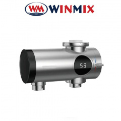 Електричний проточний водонагрівач Winmix Electra 770-E CHROME (з індикатором темп) на вилив 3,3 кВт, Хром Київ