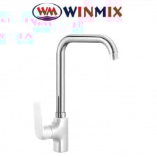Смеситель для кухни Ухо Winmix "Oregon" White nut (Chr-014-G), Польша