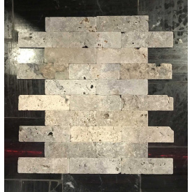 Плитка из травертина тамбледа, толщина 1см. 