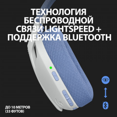Гарнітура Logitech G435 LIGHTSPEED Wireless Gaming White (981-001074) Васильків