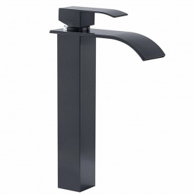 Змішувач для умивальника Platinex Handmade 3191 PVD, Чорний