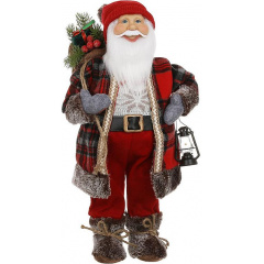 Игрушка новогодняя Santa with gifts and a lantern 45 см Разноцветный BonaDi DP232266 Славянск